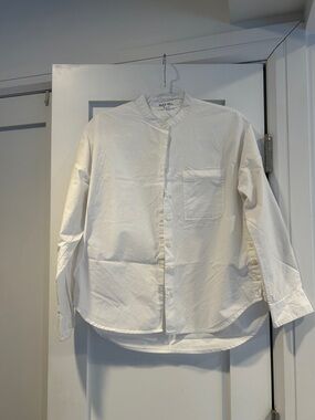 Alex Mill white 100% cotton blouse